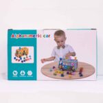 CARRO DE ENCAJE DE MADERA